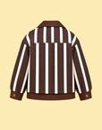 Striped Jacket with Detachable Vest