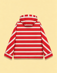 Hooded Rain Coat with Front Pockets