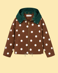 Polka Dot Hooded Jacket