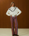 High-Waist Straight Leg Pants