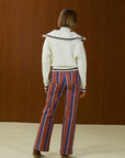 High-Waist Straight Leg Pants