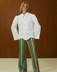 High-Waist Straight Leg Pants