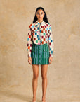 Cropped Button-Up Shirt