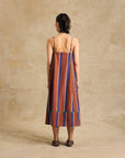 Sleeveless Midi Dress With Pocket Detail
