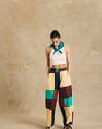 Elastic Waist Wide-Leg Pants