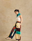 Elastic Waist Wide-Leg Pants