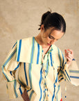 Sailor Collar Long Sleeve Blouse