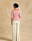 High-Waist Straight Leg Pants