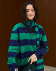 Striped Knit Scarf