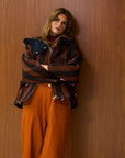 Cotton Hooded Jacket With Full Zipper