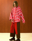 Hooded Rain Coat with Front Pockets
