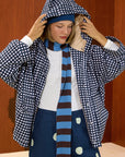 Hooded Rain Coat with Front Pockets