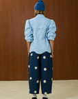 Scalloped Hem Cotton Shirt
