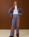 High-Waist Straight Leg Pants