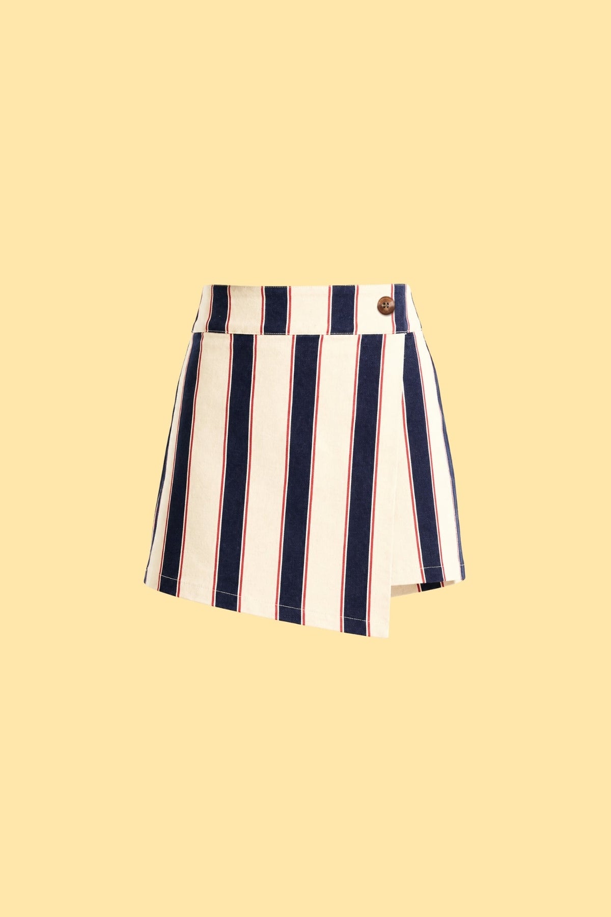 Asymmetrical Wrap Mini Skirt