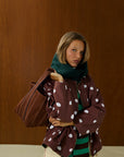 Polka Dot Hooded Jacket