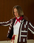 Striped Jacket with Detachable Vest
