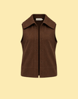 Striped Jacket with Detachable Vest