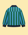 Striped Jacket With Detachable Vest
