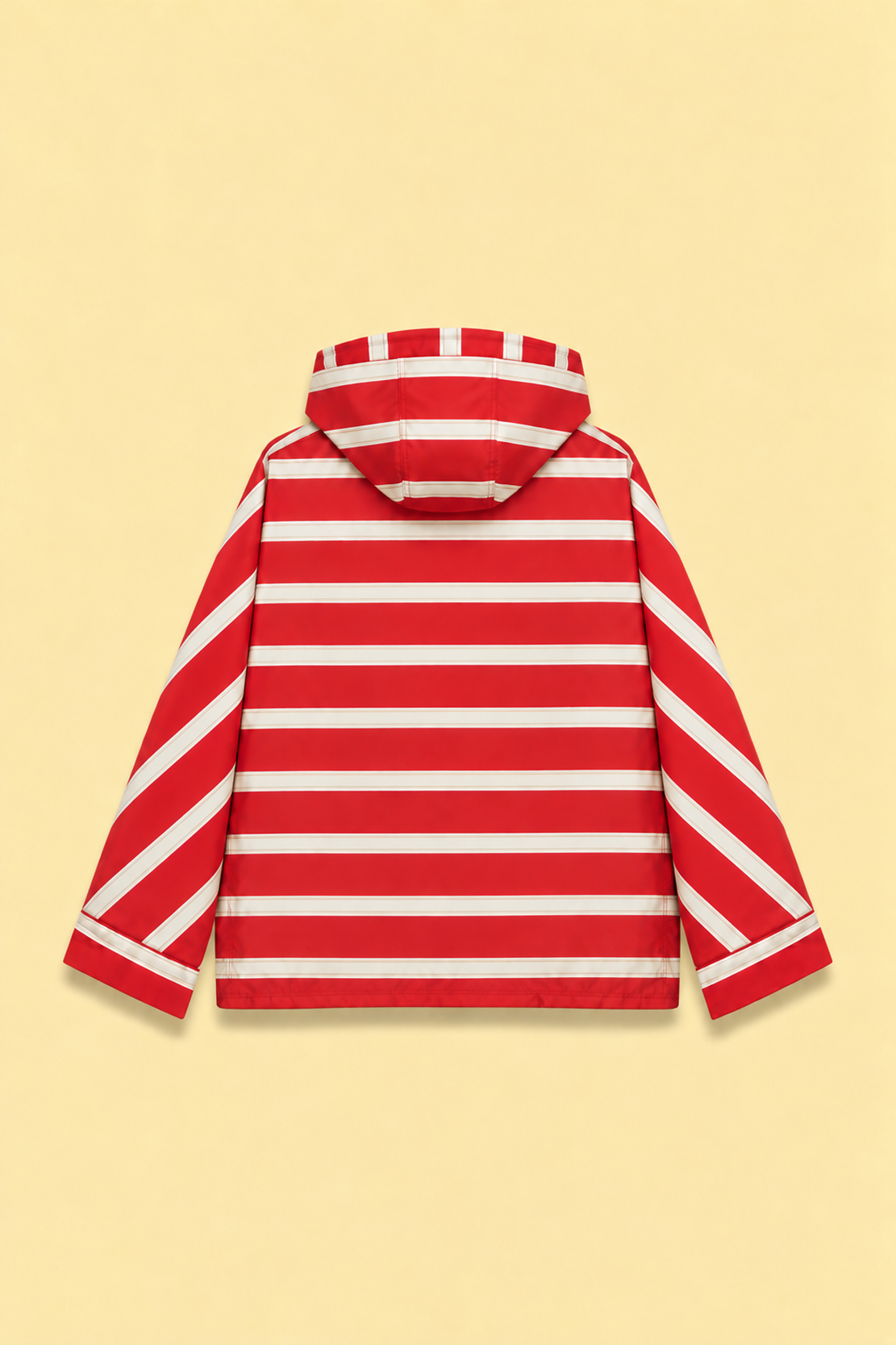 Hooded Rain Coat with Front Pockets