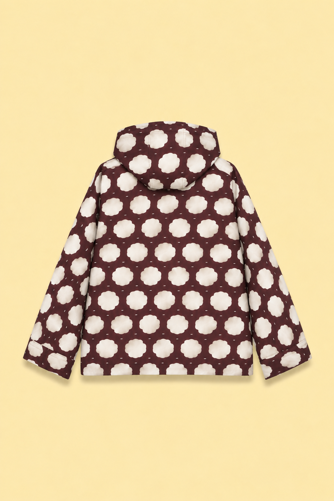 Hooded Rain Coat with Front Pockets