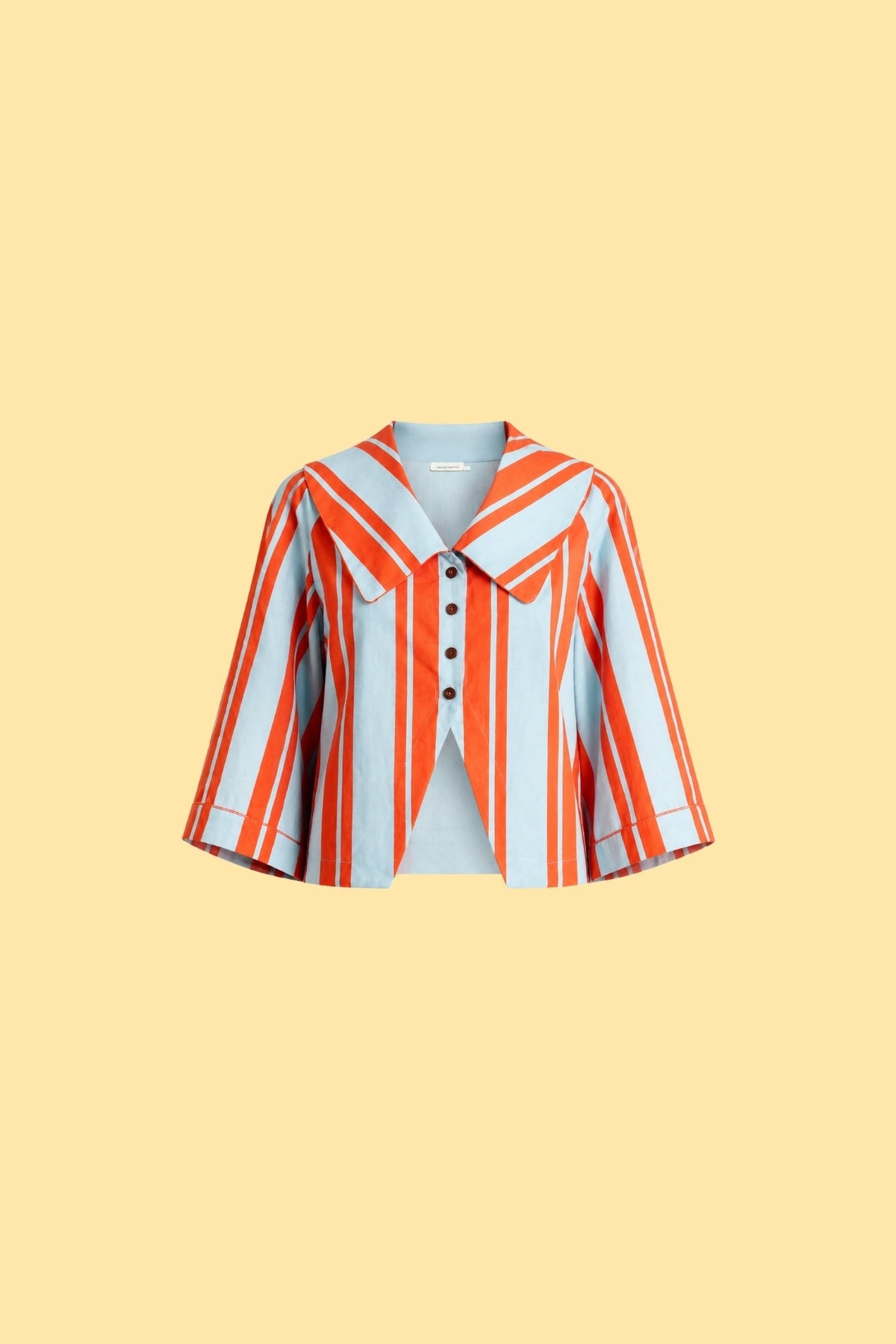 Cropped V-Neck Shirt