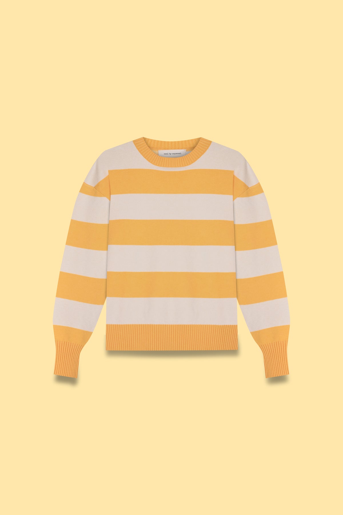 Striped  Crew Neck Knit Sweater