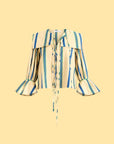 Sailor Collar Long Sleeve Blouse