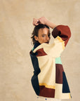 Colorblock Button-Up Jacket