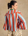 Cropped V-Neck Shirt