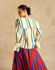 Sailor Collar Long Sleeve Blouse