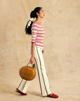 High-Waist Straight Leg Pants