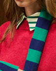 Solid Crew Neck Knit Sweater