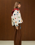 Cotton Hooded Jacket With Full Zipper