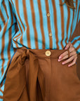 Cotton Curved Hem Blouse