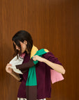 Striped Knit Scarf