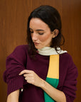 Striped Knit Scarf