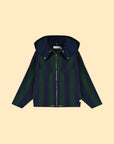 Cotton Hooded Jacket With Full Zipper