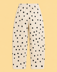 Cotton High Waisted Cropped Pant With Elasticband