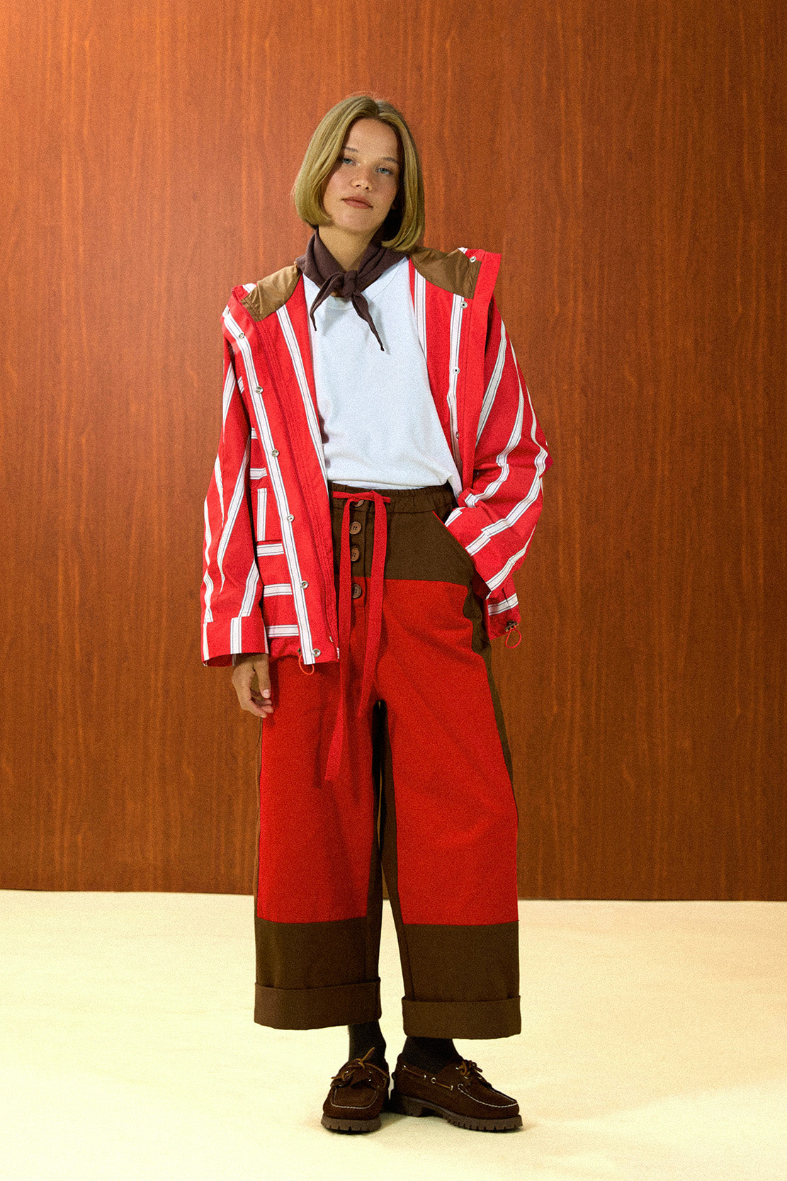 Hooded Rain Coat with Front Pockets