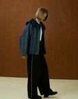 Piped Barrel Leg Pants